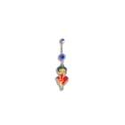 FreshTrends BLUE   Betty Boop Marilyn Monroe Belly Button Ring