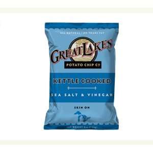 Kettle Cooked Sea Salt and Vinegar Potato Chips  Grocery 
