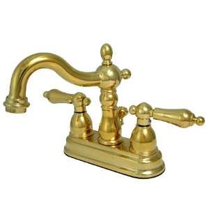 Kingston Brass KS1602AL Heritage 4 Center Set Lavatory Faucet with 