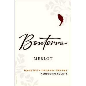  2009 Bonterra Mendocino Merlot Organic 750ml Grocery 