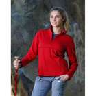Tri Mountain Womens Lightweight Fleece Full Zip Jacket With Contrast 