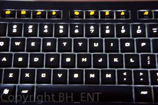 Logitech Illuminated Keyboard Back Lit Lights up in theDark  Great 