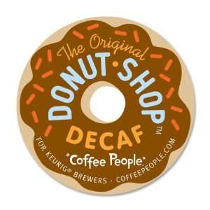 Coffee People Original Donut Shop K Cup Coffee,Decaffeinated   Medium 