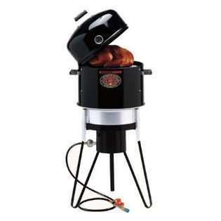 Brinkmann 810 5000 0 All In One Outdoor Cooker, Black 