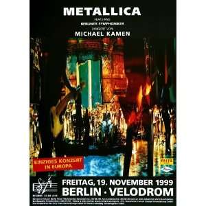  Metallica   Berliner Symphoniker 1999   CONCERT   POSTER 