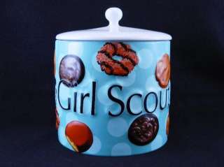  2006 Retired GIRL Scout COOKIE Jar I Love GIRL Scout COOKIES  