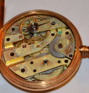 1870s Patek Philippe 18 Karat Gold Ladies Pocket Watch  