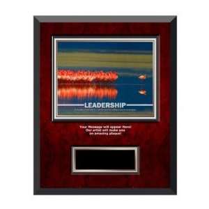   Leadership Flamingos Rosewood Individual Award Plaque 