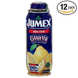 Jumex Lata Botella Guava, 16.9 Ounce (Pack of 12)  Grocery 