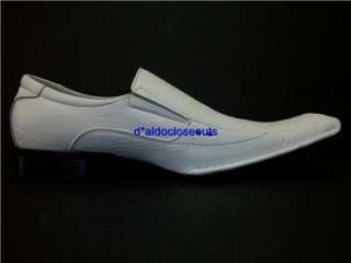 ALDO Mens White Dress Casual Designer Shoes Loafers  