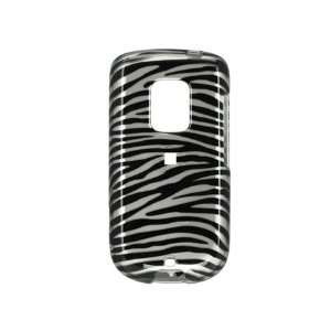  HTC Sprint Hero Graphic Case   Silver Zebra Cell Phones 