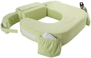 My Brest Friend Twins Plus Deluxe Green Nursing Pillow   Zenoff 