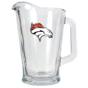  Denver Broncos NFL 60oz Glass Pitcher   Primary Logo 