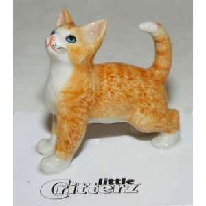  CAT ORANGE Tiger TABBY Ginger Kitten New Figurine 