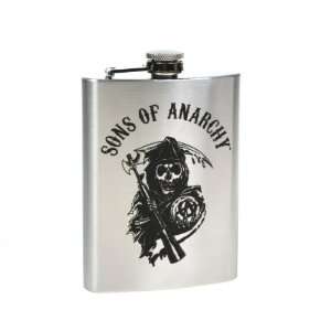  Sons of Anarchy Stainless Steel 8 oz. Hip Flask