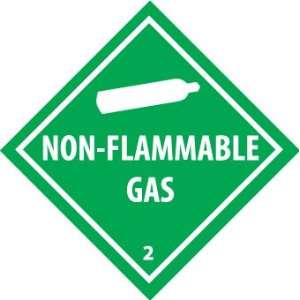  Placards Non Flammable Gas