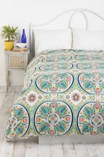Painted Medallions Duvet Cover   Urban Outfitters