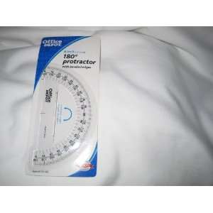  Office Depot 180 protractors with Beveled edges Office 