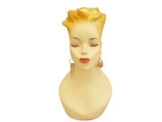 Mannequin Head Bust Vintage Wig Hat Jewelry Display #Y5  
