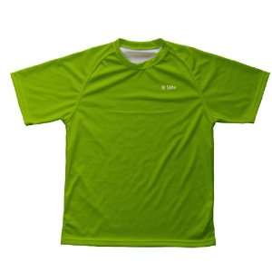 Green Neon Technical T Shirt for Men 