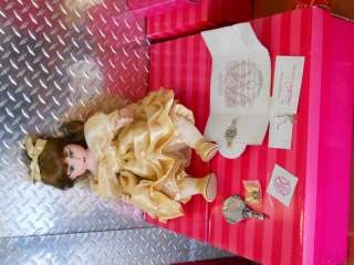 Belle 10th Ann Toddler Marie Osmond Disney Doll MIB  