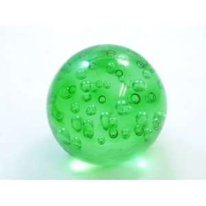  Murano Design Hand Blown Magic Green Bubble art Glass 