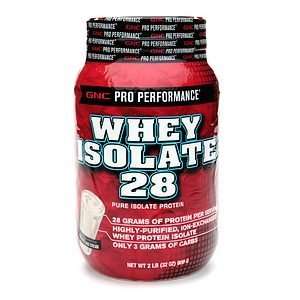  GNC Pro Performance Whey Isolate 28, Cookies and Cream, 2 