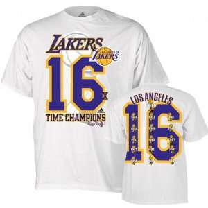  Los Angeles Lakers 16 Time NBA Finals Champions Winning Time 