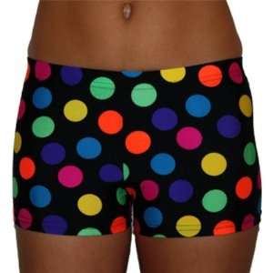  Funkadelic Party Dots 2.5 Inch Compression Shorts Sports 