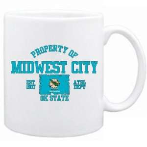 New  Property Of Midwest City / Athl Dept  Oklahoma Mug Usa City 