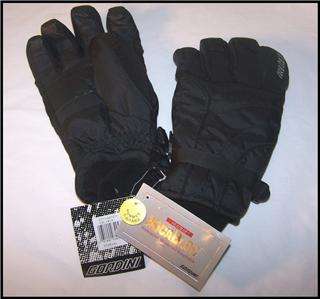 Mens Gordini Heatrap AquaBloc Winter Gloves Sz XL Black NWT  