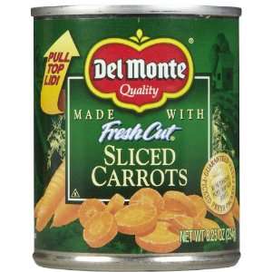 Del Monte Fresh Cut Sliced Carrots, 8.25 oz, 12 pk  