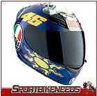   Donkey Valentino Rossi Helmet Large L LG Motorcycle Street Full Face