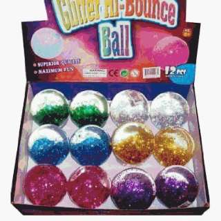  DD Discounts 376100 Hi Bounce Water Glitter Balls 65 Mm 