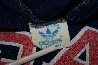 vtg 80s 1984 ADIDAS USA raglan sweat shirt * trefoil olympic 