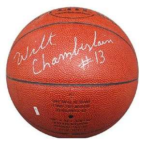  Wilt Chamberlain Autographed Basketball