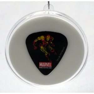 Marvel Iron Man Guitar Pick With MADE IN USA Christmas Tree Ornament 