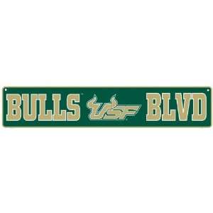  USF So. Florida Bulls Blvd Street Sign Automotive