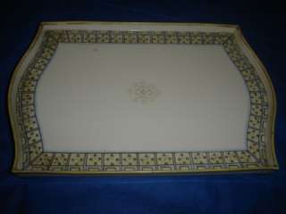 Nippon hand painted four footed vanity tray  