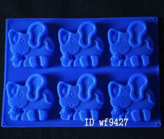   elephant cake Chocolate Soap Jelly Ice Cookie Mold Mould Pan 3014