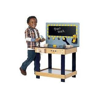 FAO Schwarz Wooden Workbench AND TOOLS PRETEND PLAY SET