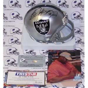 Bo Jackson Autographed/Hand Signed Oakland Raiders Mini Helmet