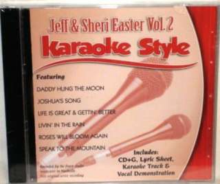 Jeff & Sheri Easter V2 Christian Karaoke NEW CD+G  