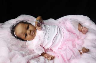 REBORN ETHNIC AA BIRACIAL BABY SHYANN BY A. PETERSON  