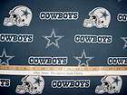 Dallas Cowboys (Blue) 100% Cotton Fabric   NFL Football Team Sports