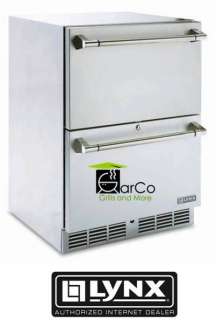 LYNX Grill 24 Outdoor Two Drawer Refrigerator (L24DWR)  