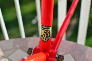   Raza road bike frame and fork Reynolds 853 steel 55cm Hot Tubes paint