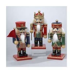   Wooden King & Soldier Nutcracker Christmas Figures 6 by Gordon Home