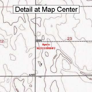   Map   Byers, Colorado (Folded/Waterproof)
