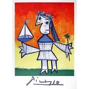  Pablo Picasso Plate Signed Estate Lithograph